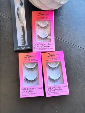 Lilly Lashes Bundle Trendsetter Dream Chaser Rule Breaker + Applicator New